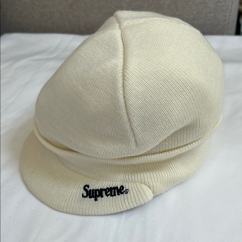 Supreme Off-White Knit Cap